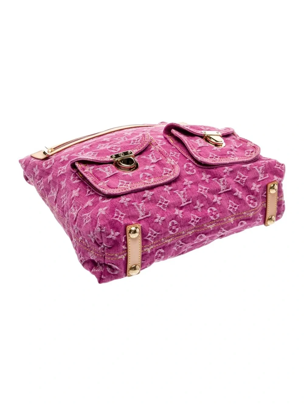 Louis Vuitton Monogram Denim Baggy GM Pink Limited Edition